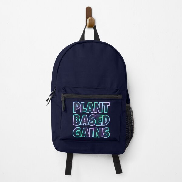 Vista previa del artículo con la obra «Ganancia basada en plantas, entrenamiento de gimnasio vegano», diseñado y vendido por GreenSlate.