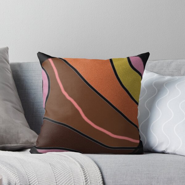 Item preview, Brown pink orange, modern art abstract designed and sold by ackelly4.