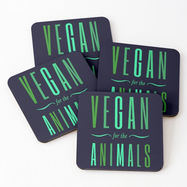 Item preview, Vegan For The Animals - Green designed and sold by GreenSlate.