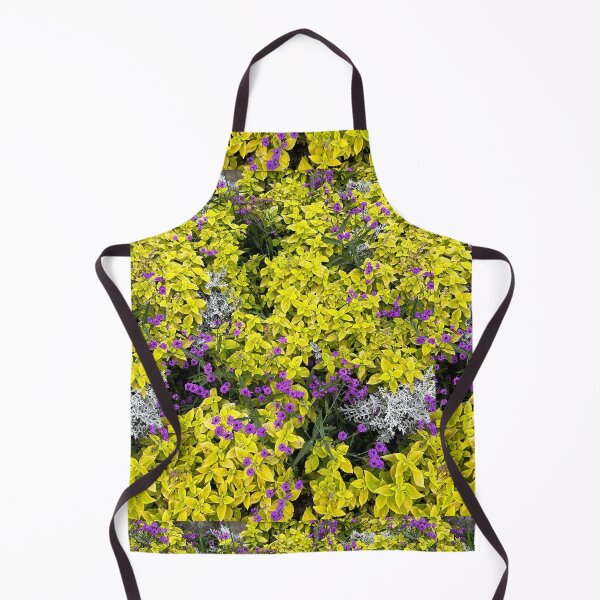 Item preview, Bright colours of yellow and purple flower hedge designed and sold by NesheYx.
