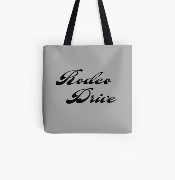 Rodeo Drive - Beverly Hills, California - Black Text Tote Bag for Sale by  lentaurophoto