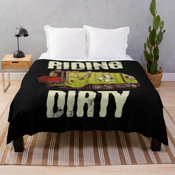 Item preview, Riding Dirty Garbage Trucks Truck Riding Birthday Party Fan designed and sold by Dressed For Duty.