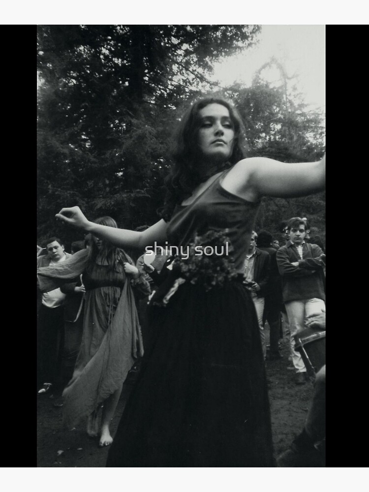 "girl dancing at woodstock" Poster for Sale by hafsaab Redbubble