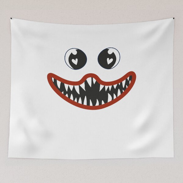 Item preview, Creepy Face Creature Costume for Boys Anime Blue Fur Wuggy designed and sold by PinkyTree.
