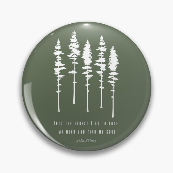 Item preview, Pine Trees Quote John Muir designed and sold by Studio Pico.
