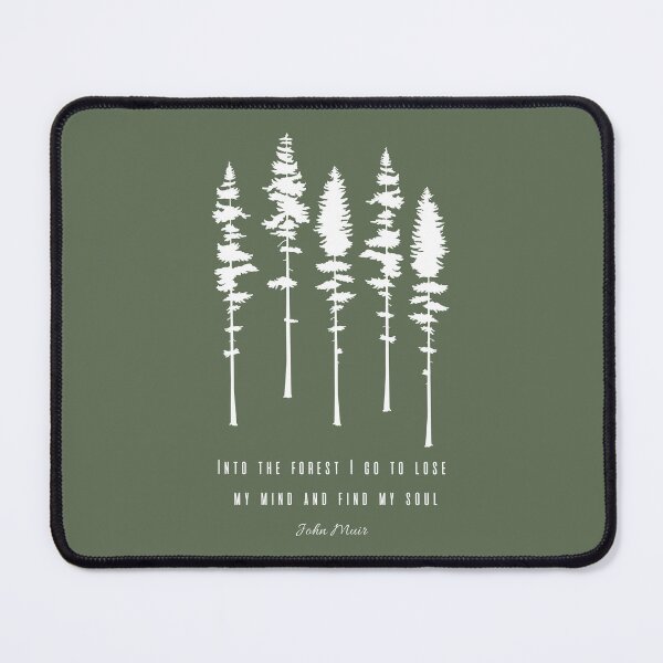 Item preview, Pine Trees Quote John Muir designed and sold by Studio Pico.