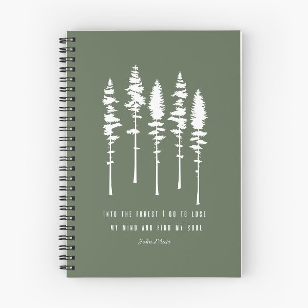 Item preview, Pine Trees Quote John Muir designed and sold by Studio Pico.