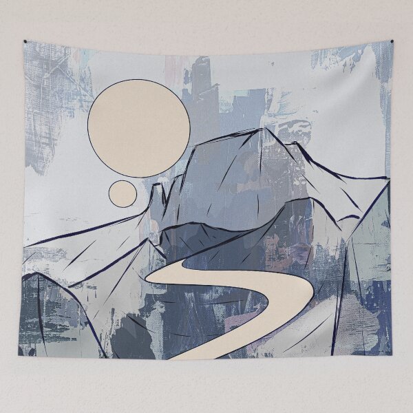 Item preview, A lane to the mountains designed and sold by Swadeillustrations.