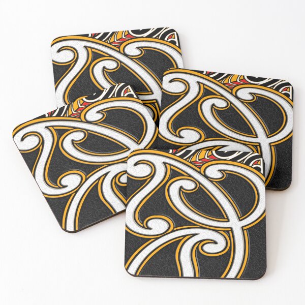 Item preview, TNT - Maori design yellow designed and sold by TNT-STYLEZ.