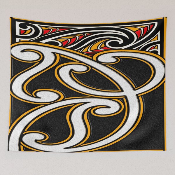 Item preview, TNT - Maori design yellow designed and sold by TNT-STYLEZ.