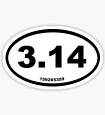 Pi Marathon Decal Sticker