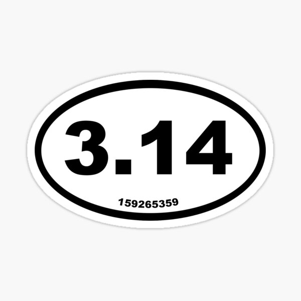 Item preview, Pi Marathon Decal designed and sold by racecar32.