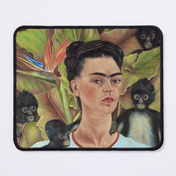 Item preview, Self Portrait with Monkeys by Frida Kahlo designed and sold by FridaBubble.