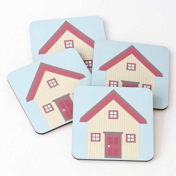 Item preview, Cute Yellow and Red House designed and sold by StudioShine.