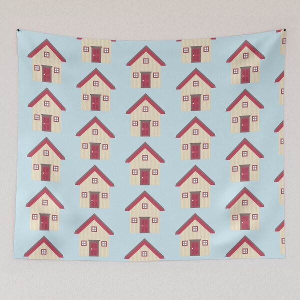 Item preview, Cute Yellow and Red House designed and sold by StudioShine.