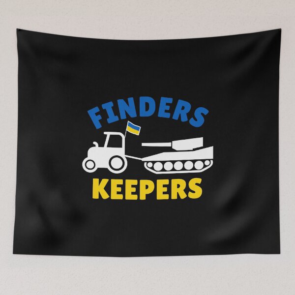 Item preview, Ukrainian Farmer Towing Russian Tank - Finders Keepers designed and sold by yoshra.
