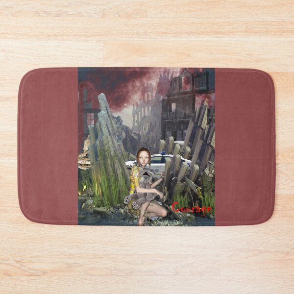 Item preview, A Young Girl And Her Teddy Find A Moment of Solace designed and sold by Patricia Brown.