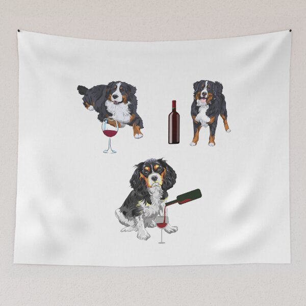 Item preview, Australian Shepherd And Wine Cute Breeds And Wine designed and sold by diip.