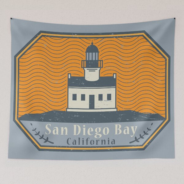 Item preview, California, San Diego Bay designed and sold by studio838.
