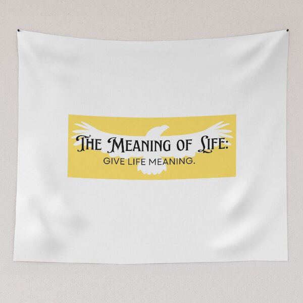 Item preview, The Meaning of Life Give Life Meaning designed and sold by AMERICANCHEEZ.