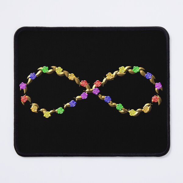 Item preview, Neurodruid Rainbow Infinity Rose Vine designed and sold by FalcoSkyWolf.