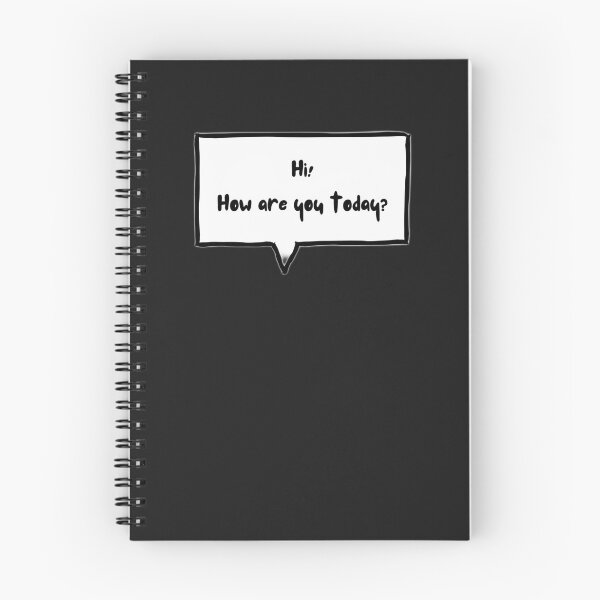 Item preview, Hi! How are you today?- Text design  designed and sold by mindmaster007.