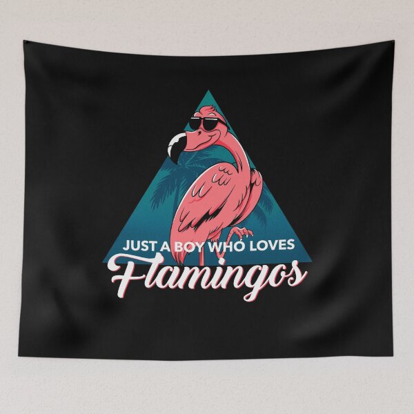 Item preview, Funny Just A Boy Who Loves Flamingos Pink Flamingo designed and sold by SurgicalDesign.