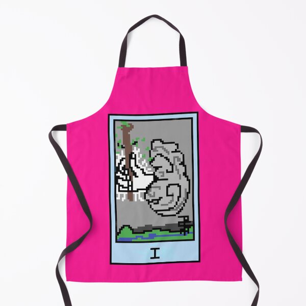 Item preview, Wait, is this pixel art tarot? Pink - Minor Arcana 'Ace of Wands' (Design for T-shirt, stickers and other accessories) designed and sold by Pixel Waite.