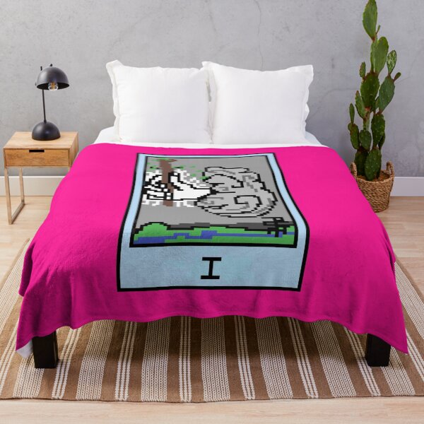 Item preview, Wait, is this pixel art tarot? Pink - Minor Arcana 'Ace of Wands' (Design for T-shirt, stickers and other accessories) designed and sold by Pixel Waite.