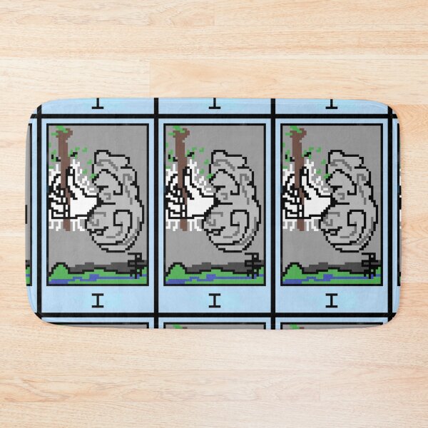 Item preview, Wait, is this pixel art tarot? Pink - Minor Arcana 'Ace of Wands' (Design for T-shirt, stickers and other accessories) designed and sold by Pixel Waite.