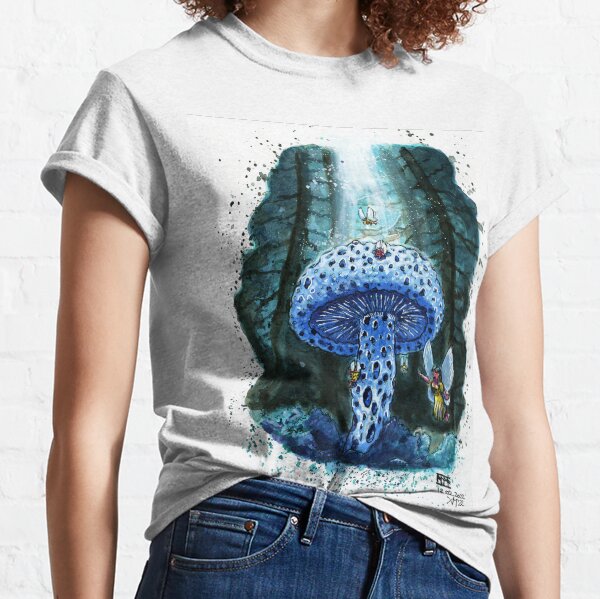 Indigo Reizker - Magischer Pilz mit Feen Classic T-Shirt