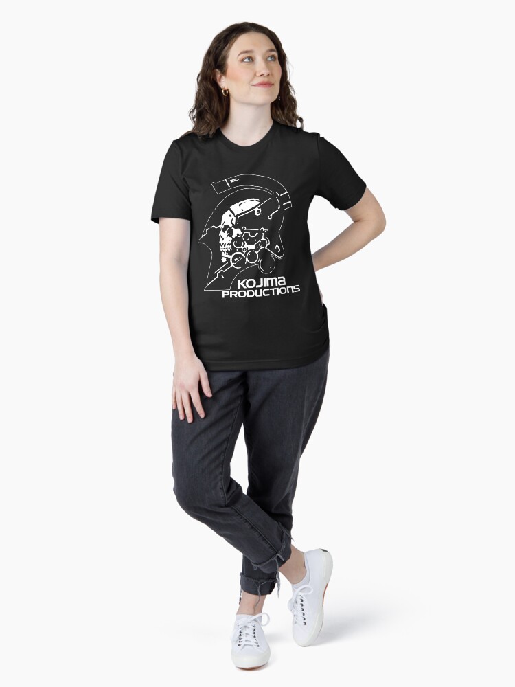 Thumbnail 4 of 7, Essential T-Shirt, Kojima productions new logo high reso print image shirt pillow essential t shirt designed and sold by montagud6213.