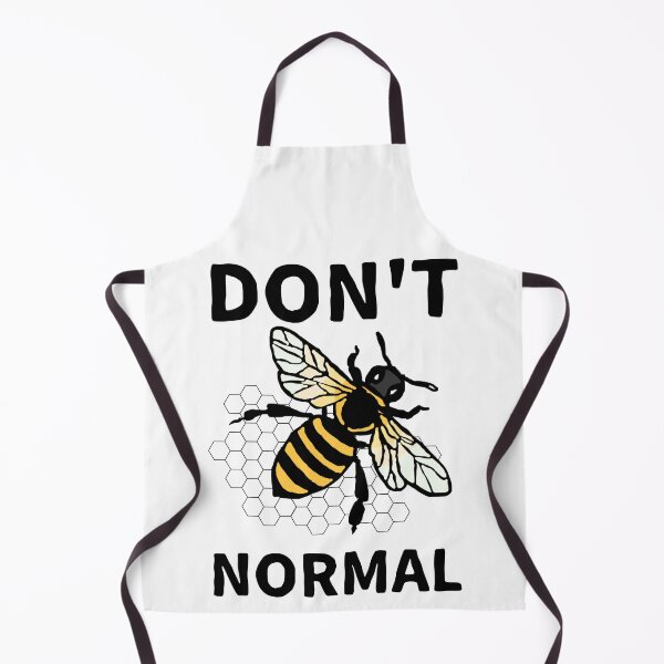 Artikelvorschau, Sei nicht normal / Funny Bee Wortspiel entworfen und verkauft von Designs By YL.