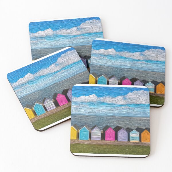Item preview, Herne Bay Beach Huts  designed and sold by yourartylife.