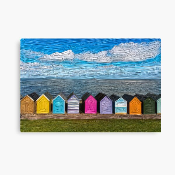 Item preview, Herne Bay Beach Huts  designed and sold by yourartylife.