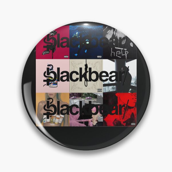 Item preview, Blackbear album cover collage transparent logos essential t shirt designed and sold by aunaapia2865.