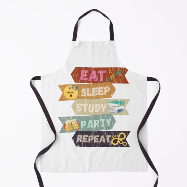 Item preview, Eat Sleep Study Party Repeat designed and sold by YJHDesign.