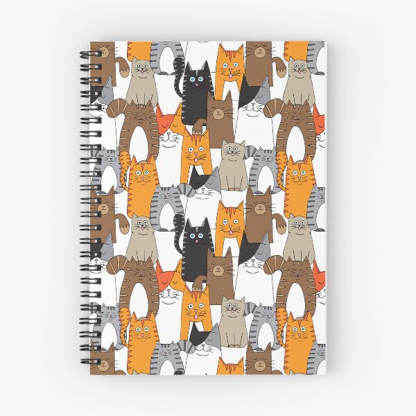 Item preview, Cute Cat Pattern designed and sold by HotHibiscus.