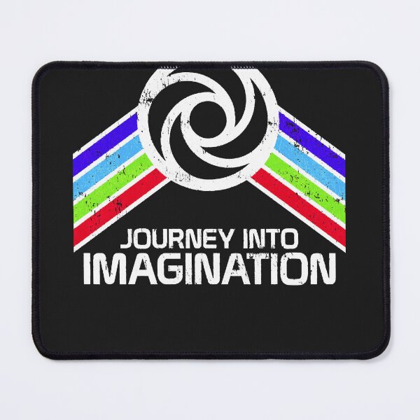 Item preview, Journey into imagination distressed logo in vintage retro style essential t shirt designed and sold by arniegie4200.