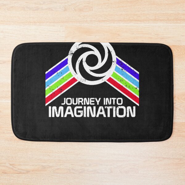 Item preview, Journey into imagination distressed logo in vintage retro style essential t shirt designed and sold by arniegie4200.