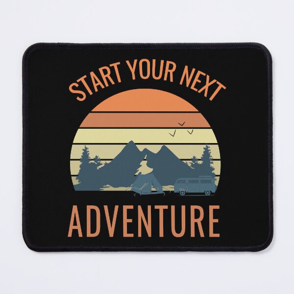 Item preview, Adventure Design - A theme with mountains and the slogan Start Your Next Adventure designed and sold by velisani.