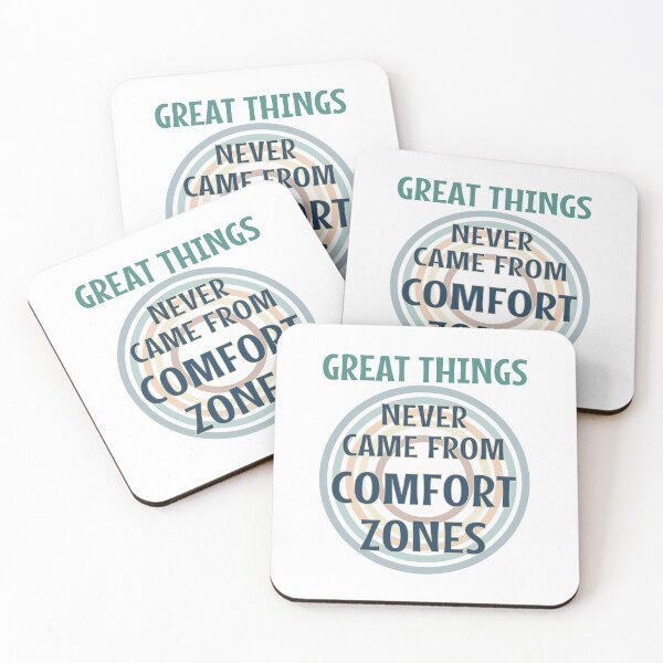 Item preview, Great things never came from comfort zones -  Inspirational Quotes designed and sold by MOONINSPIRATION.