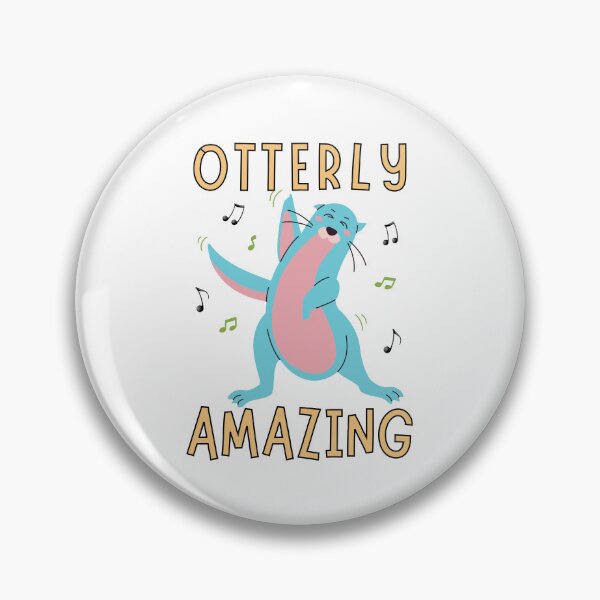 Item preview, Otterly Amazing/ Otter Dancing/ Cute Otter Pun designed and sold by Designs By YL.