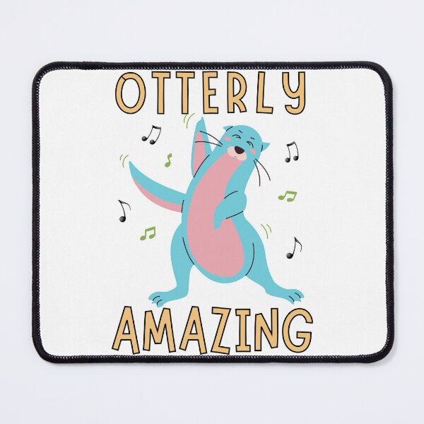 Item preview, Otterly Amazing/ Otter Dancing/ Cute Otter Pun designed and sold by Designs By YL.