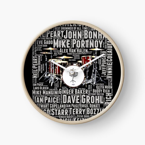 BEST DRUMMER OF ALL TIME Clock