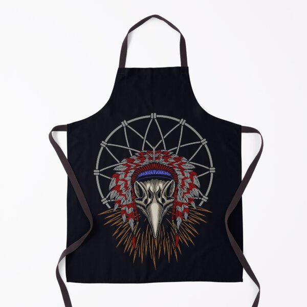 Item preview, Artistic Skull Eagle Indian - unique design designed and sold by Froyd Wess.