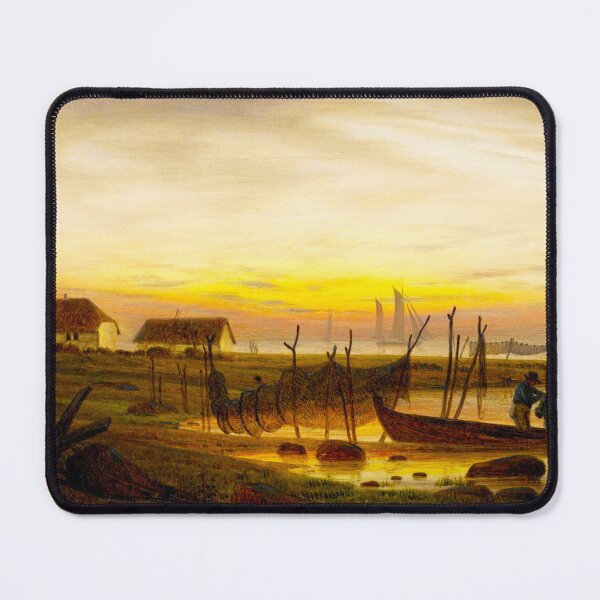 Item preview, HD CASPAR DAVID FRIEDRICH - Coastline in the evening light 1816 - 1818 designed and sold by Go Logo Designs.