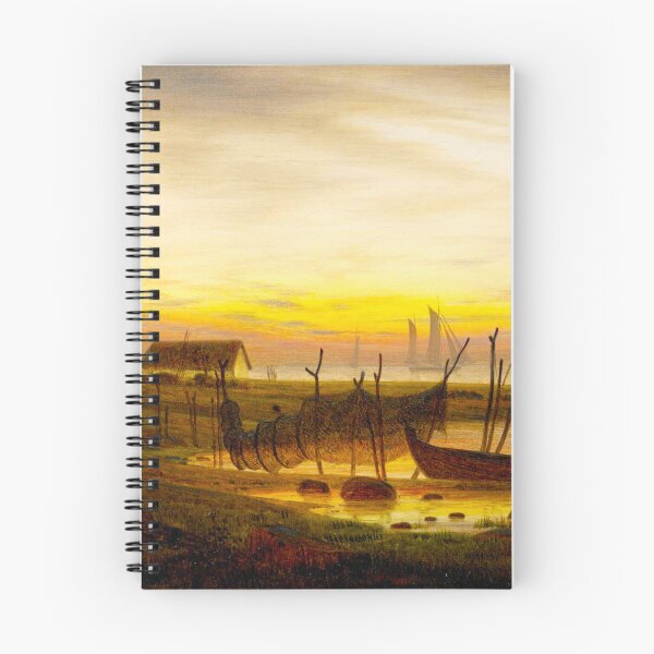 Item preview, HD CASPAR DAVID FRIEDRICH - Coastline in the evening light 1816 - 1818 designed and sold by Go Logo Designs.