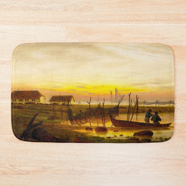 Item preview, HD CASPAR DAVID FRIEDRICH - Coastline in the evening light 1816 - 1818 designed and sold by Go Logo Designs.