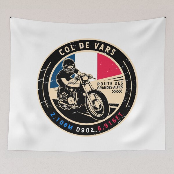 Item preview, Col de Vars | Route des Grandes Alpes | Motorcycle designed and sold by KrisSidDesigns.